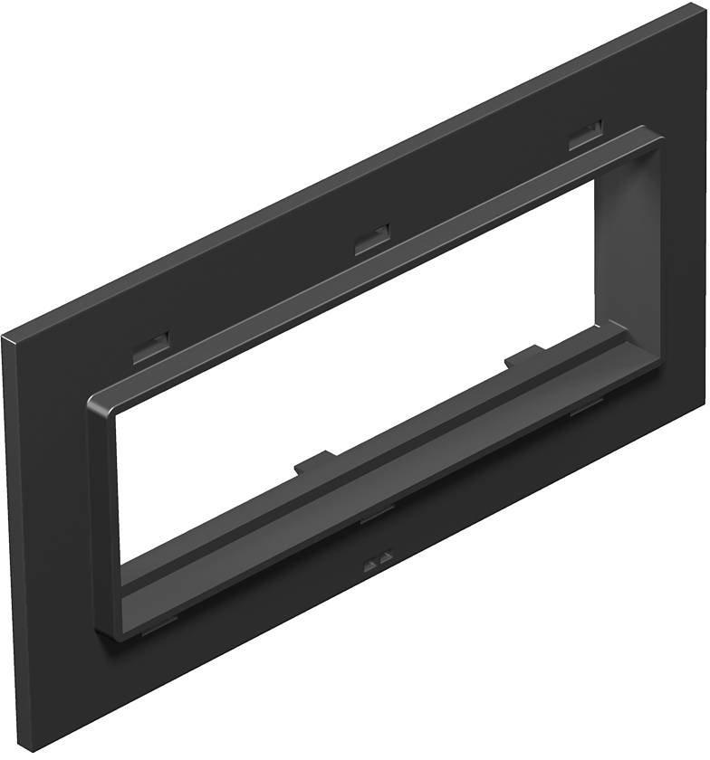 Abdeckplatte 3f Modul 45 für T4L/T8NL PA lichtgrau 7035