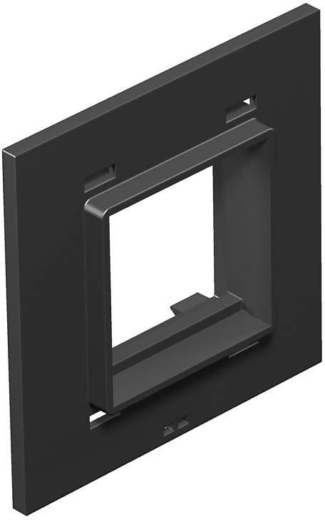 Abdeckplatte 1f Modul 45 für T4L/T8NL PA lichtgrau 7035