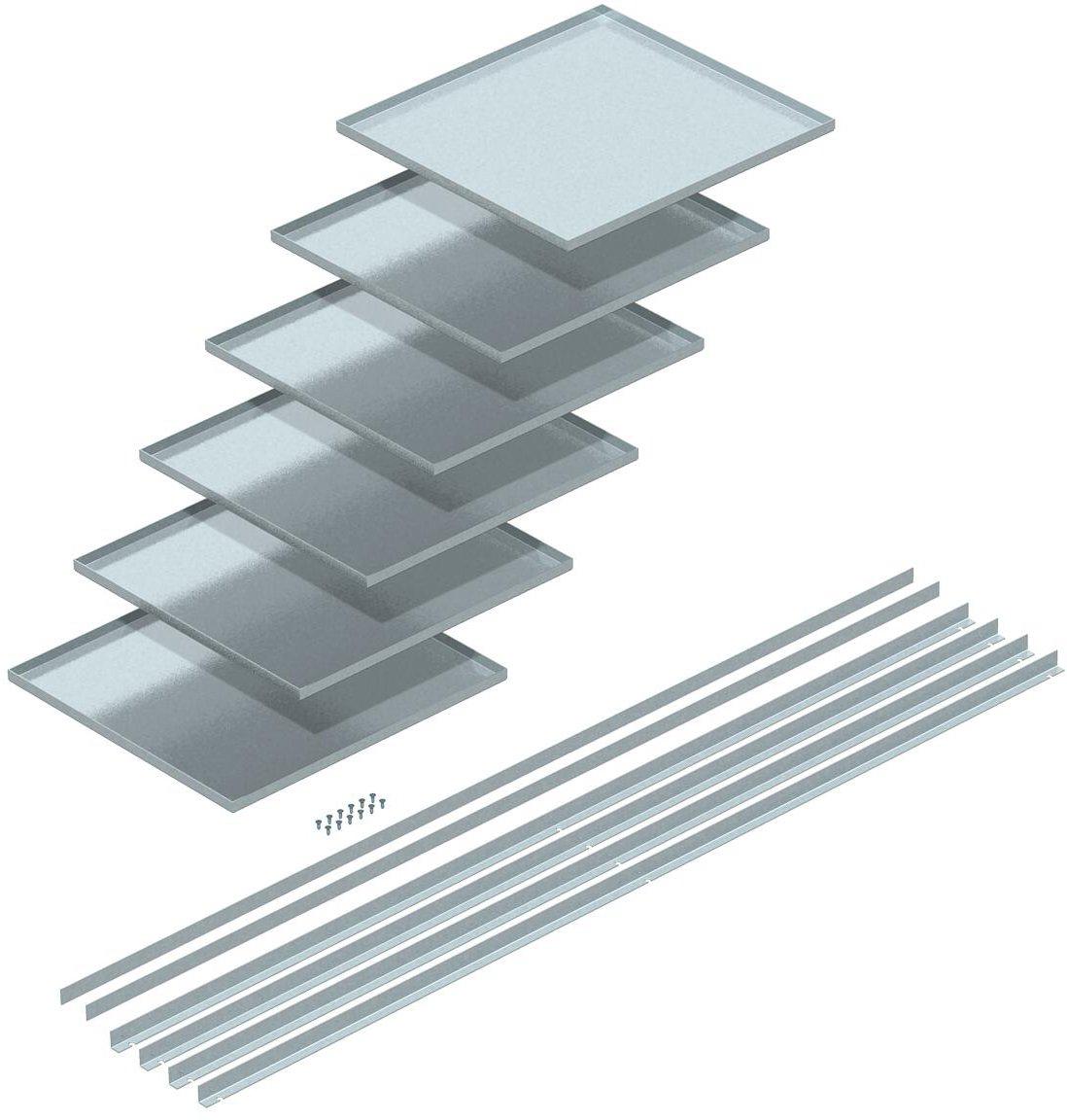 Kassette für OKA-G und OKA-W 400x200x15 V2A 1.4301