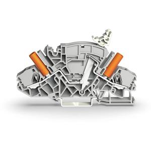2-Leiter-Trenn- und Messklemme 6 mm² grau