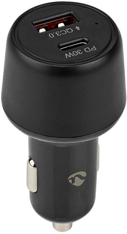KFZ Ladegerät 2 Ausgänge 1xUSB A 1xUSB C 3A 48W automatische Spannungwahl
