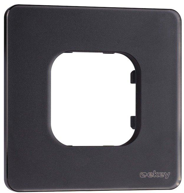 ekey xLine Rahmen für xLine Fingerprint 1-fach aus Glas in Schwarz