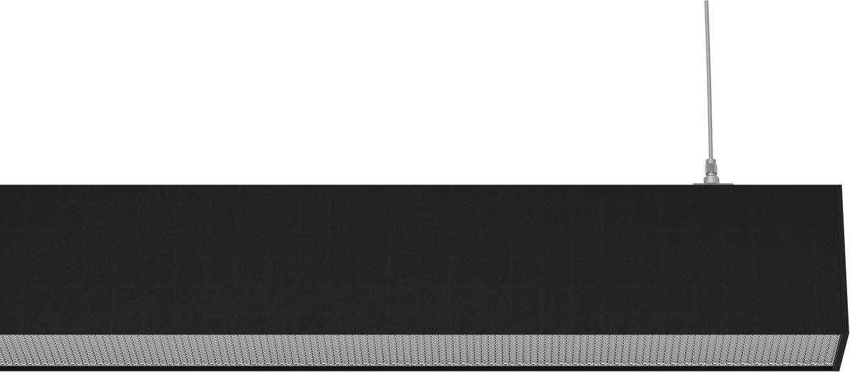 Profil-Hängeleuchte Line50 1411mm 940 dir/indir. schwarz microprismatisch