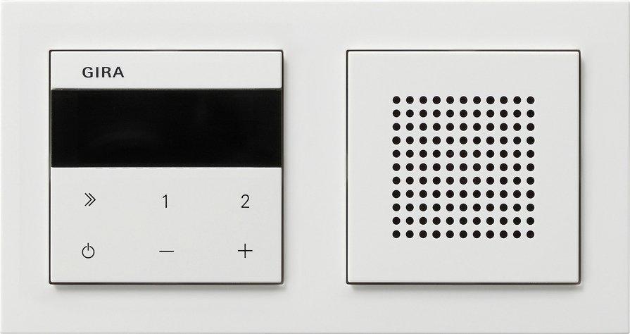 UP-Radio IP Lautsprecher + Rahmen E2 Gira E2