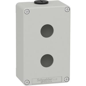 Leergehäuse XAP Metall grau für 2x22mm 80x130x51,5 mm M20