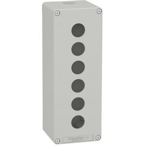 Leergehäuse XAP Metall grau für 6x22mm 80x220x77 mm M25