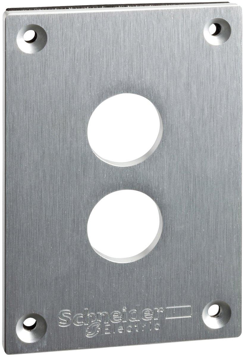 Einbauplatte XAP-E Metall 2 horizontale Bohrungen