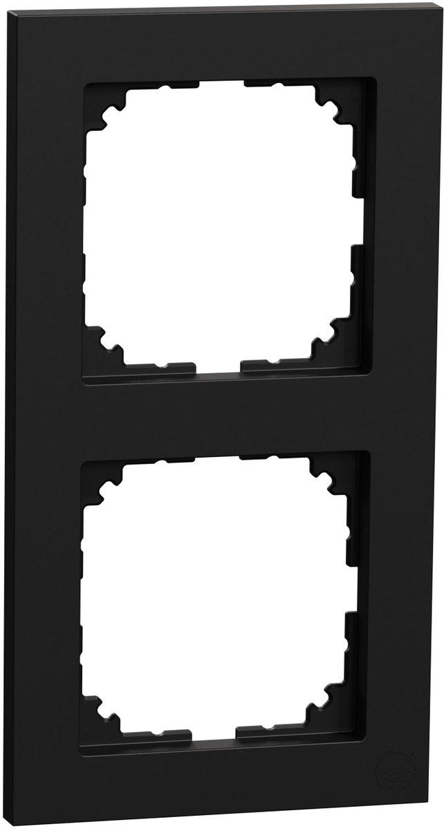 M-Pure Rahmen 2-fach schwarz matt