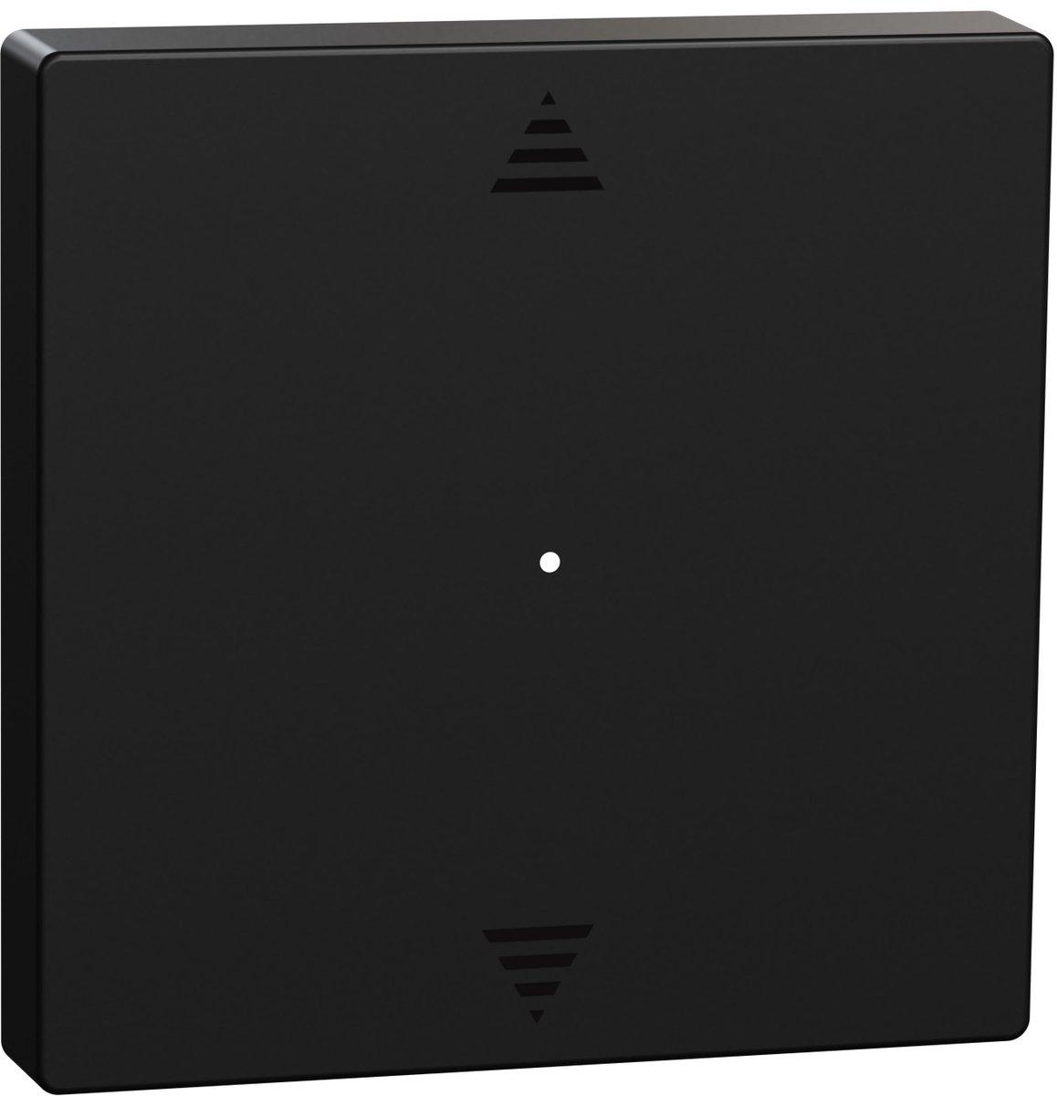 Wippe für Taster-Modul 1-fach (Pfeil Auf/Ab) schwarz matt - Thermoplast recycelt