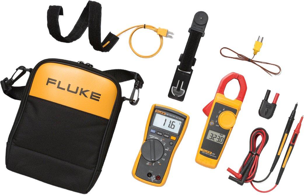 Fluke HVAC True RMS Multimeter and Clamp Meter Combo Kit