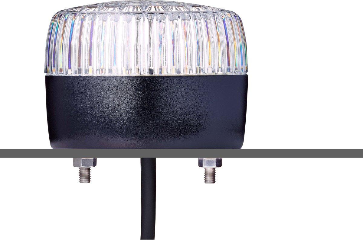 PMH LED Mehrfarbenleuchte 24 V AC/DC klar schwarz (RAL 9005)