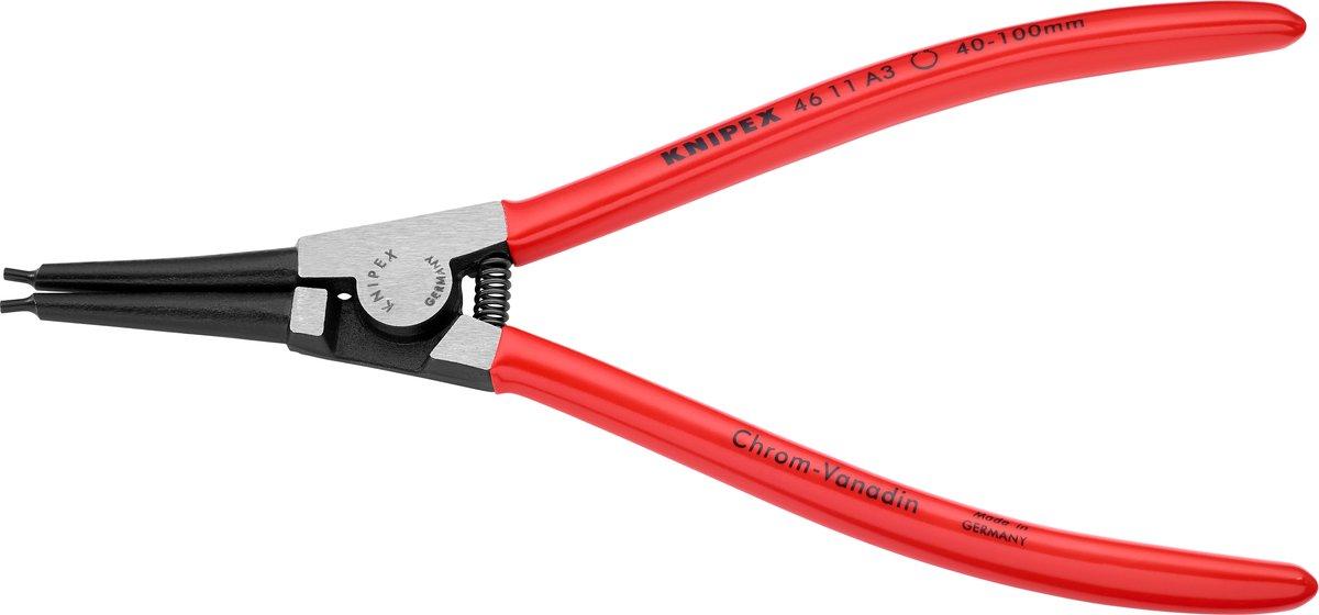 Sicherungsringzange für Außenringe auf Wellen mit Kunststoff überzogen 210 mm