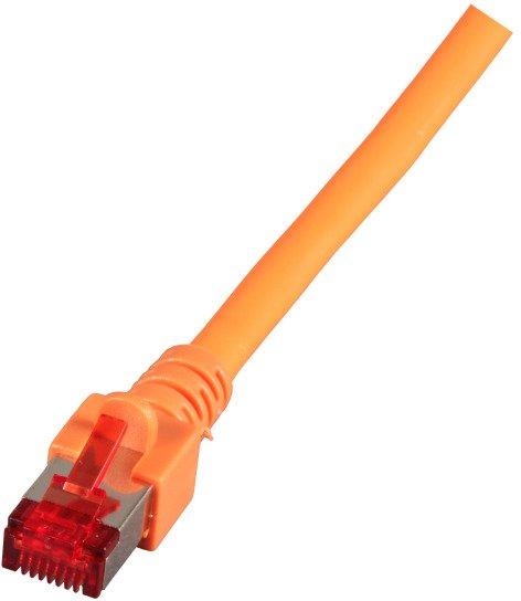 RJ45 Patchkabel S/FTP Kat.6 orange halogenfrei 0.5m