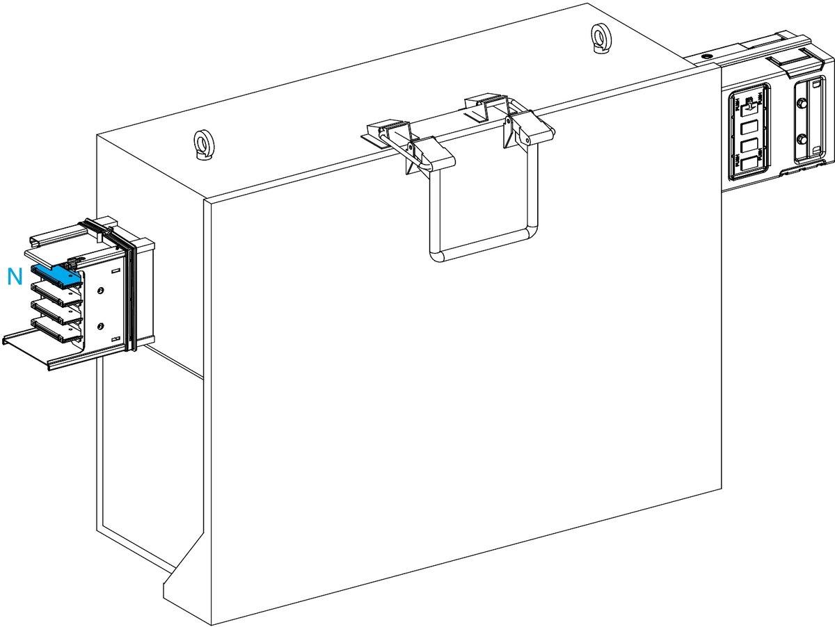 KS Abzweigkasten 630A 3L+N+PE Sicherungsunterteil NH3