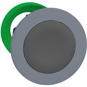 Drucktaster Front Kunststoff tastend gelb 30mm in grau