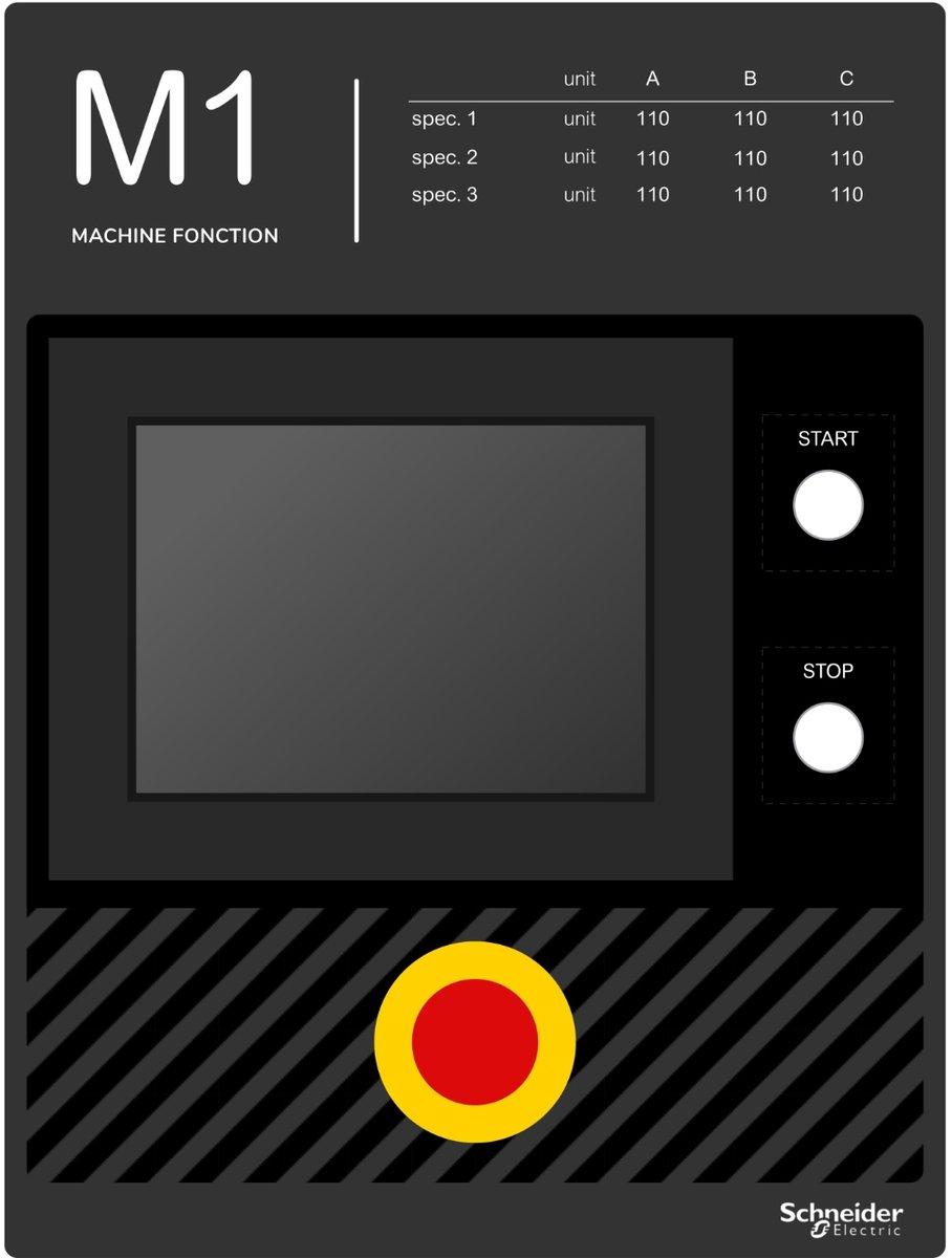 Beschriftungsfeld 300x400mm zum Aufkleben Beschriftung vorgefertigt
