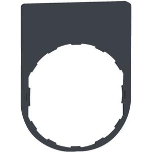 Schildträger 30x40mm ohne Schild unbeschriftet für Harmony 22mm