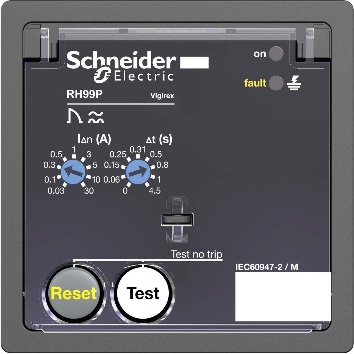 Erdschlussrelais RH99P mit autom. Rücksetzung 0,03-30A  0-4,5s  240V