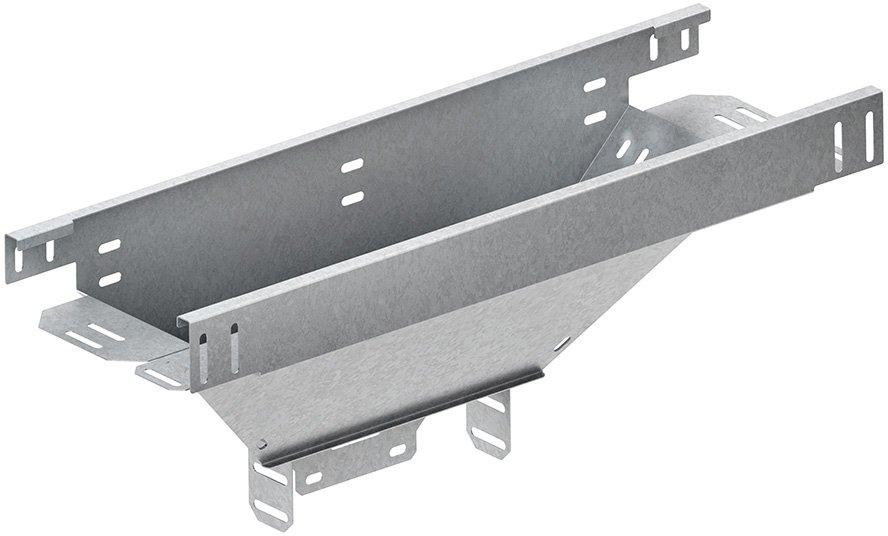Abgangstrichter für KR längs 60x200mm Stahl bandverzinkt inkl. Zubehör