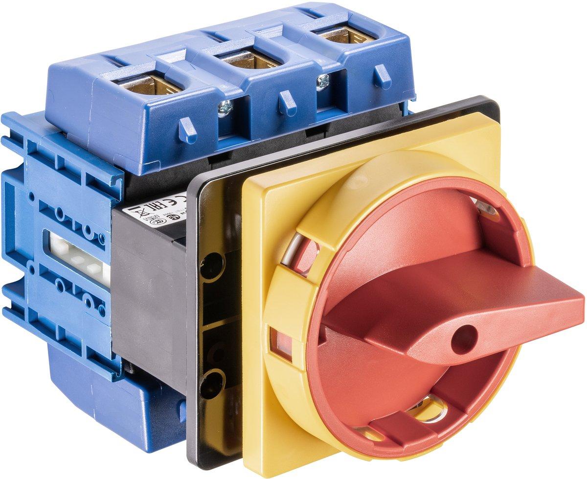 Not-Aus-Schalt. 4-polig 4Loch-Frontbefestigung 88x88