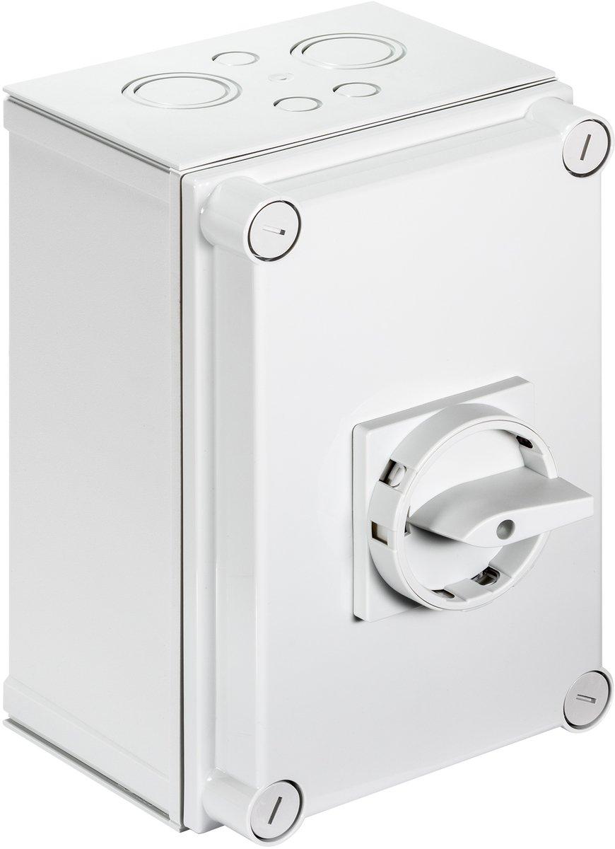 Hauptschalter 6pol+1NO/1NC AP-Gehäuse IP65