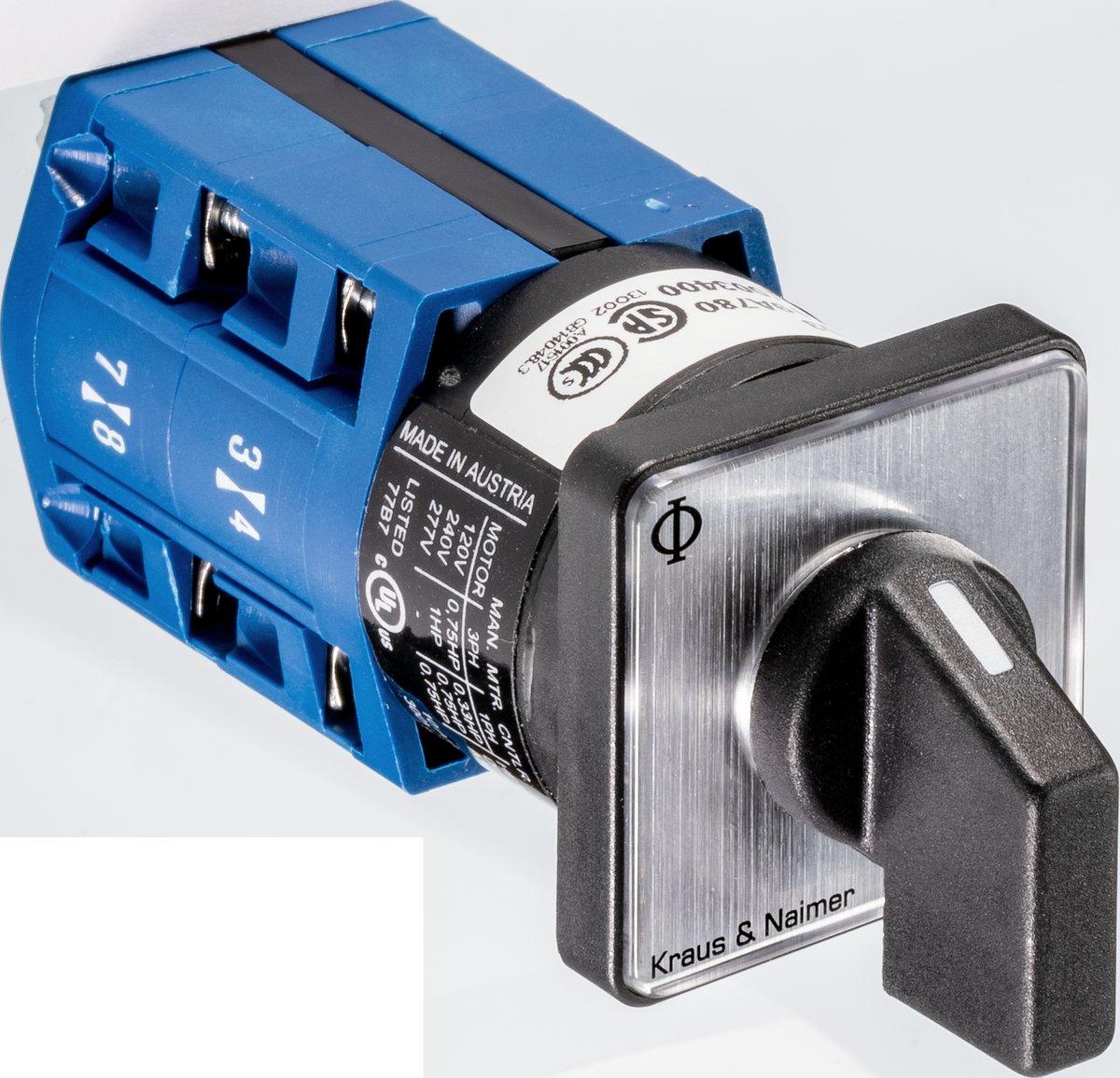 Stufenschalter galvanisch getrennt 2-polig 3 St. ohne 0 2Lochbef