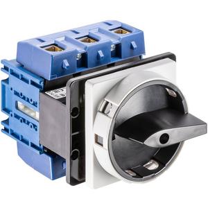 Hauptschalt. 4-pol. 4-Loch-Frontbefestigung 88x88