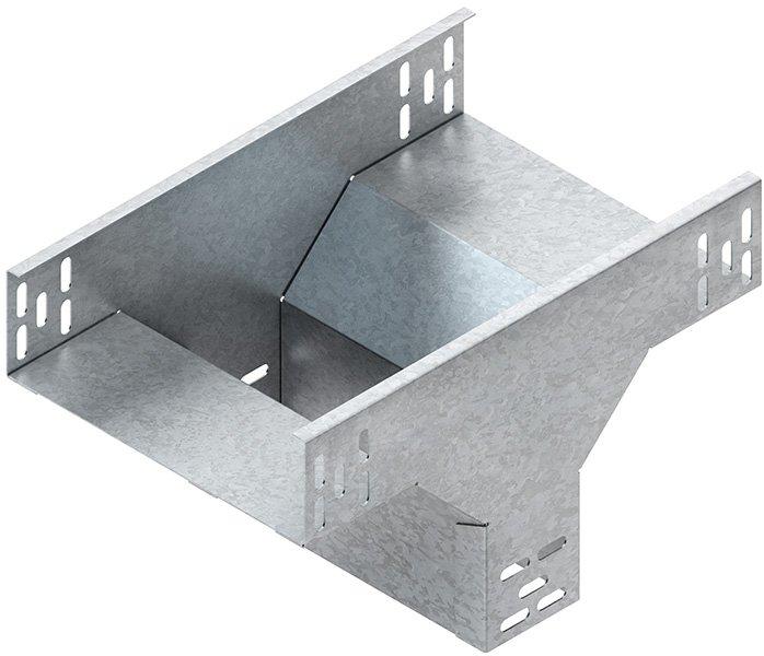 Abgangstrichter für KR quer 60x100mm Stahl bandverzinkt inkl. Zubehör