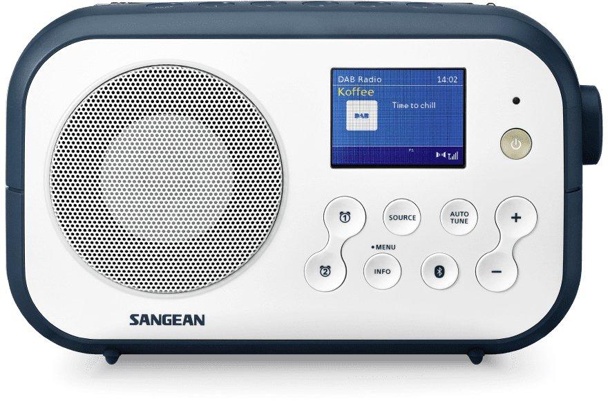 Radio DPR-42BT DAB+ Bluetooth Nickerchen-Timer weiß / blau