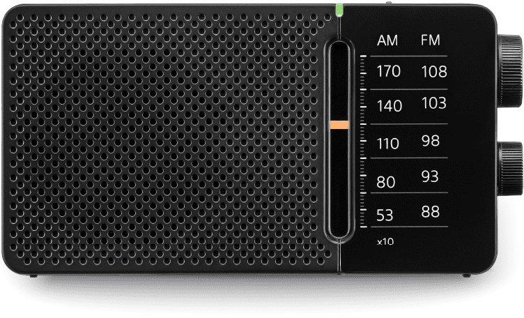 Radio SR-36 Taschenformat 2xAA Batterien schwarz