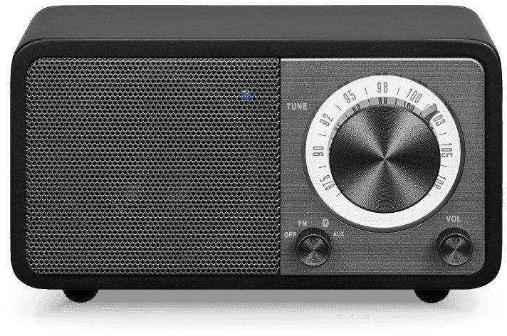 Radio WR-7 Bluetooth Tragetasche Echtholzgehäuse schwarz