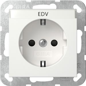 SCHUKO Beschriftungsfeld + Shutter System 55 Reinweiß