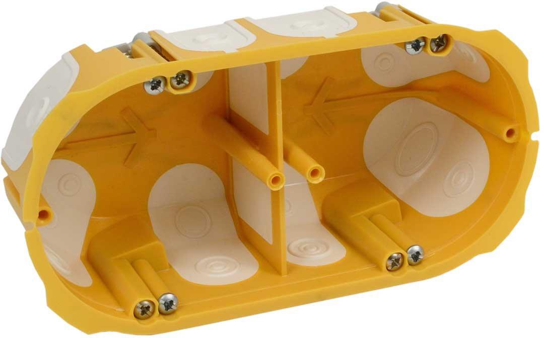 Gerätedose luftdicht für Hohlwand 2-fach 138x68x50 mm