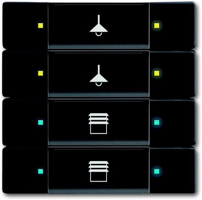 KNX Bedienelement 4/8-fach Multifunktion/Farbkonzept