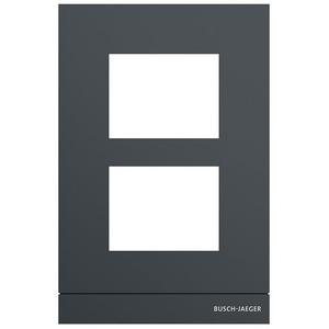 Frontplatte Audio 1/2 anthrazit - Busch-Welcome 2-Draht