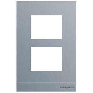 Frontplatte Audio 1/2 edelstahl - Busch-Welcome 2-Draht
