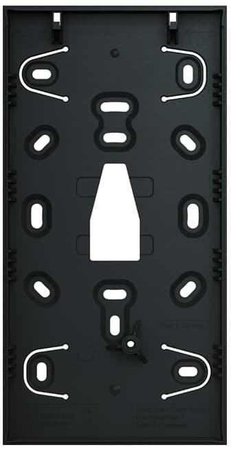 Trägerrahmen AP groß Busch-Tenton schwarz matt