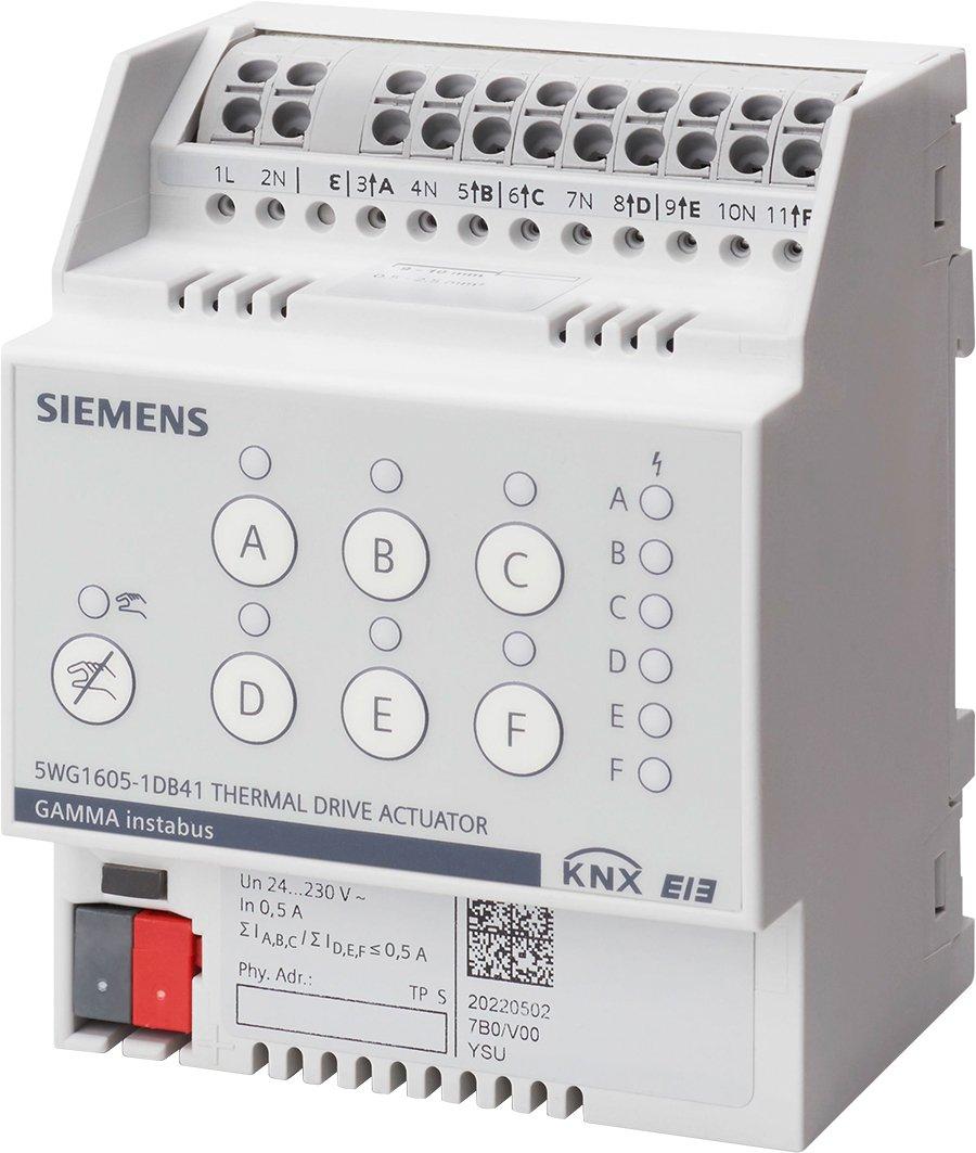 N 605D41 Thermoantriebaktor - 6x AC 24-230 V mit 6 integrierten Reglern