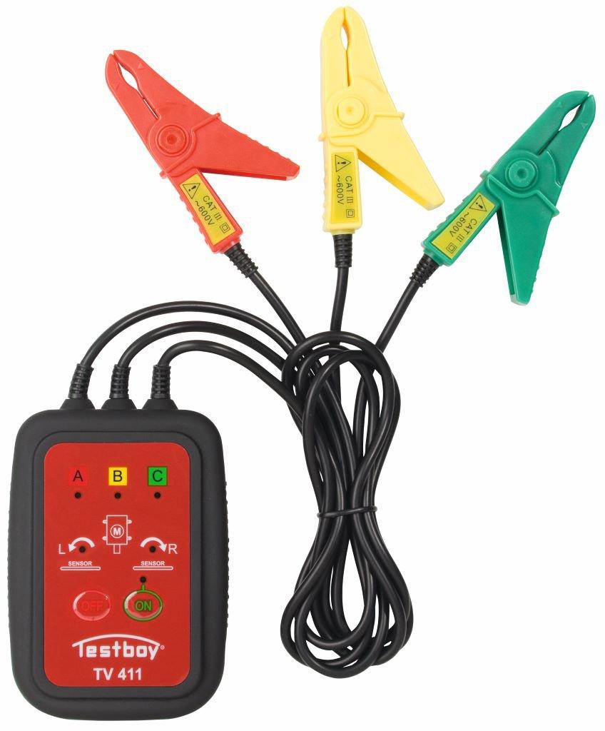 Kontaktloser Drehfeld- und Rotationstester