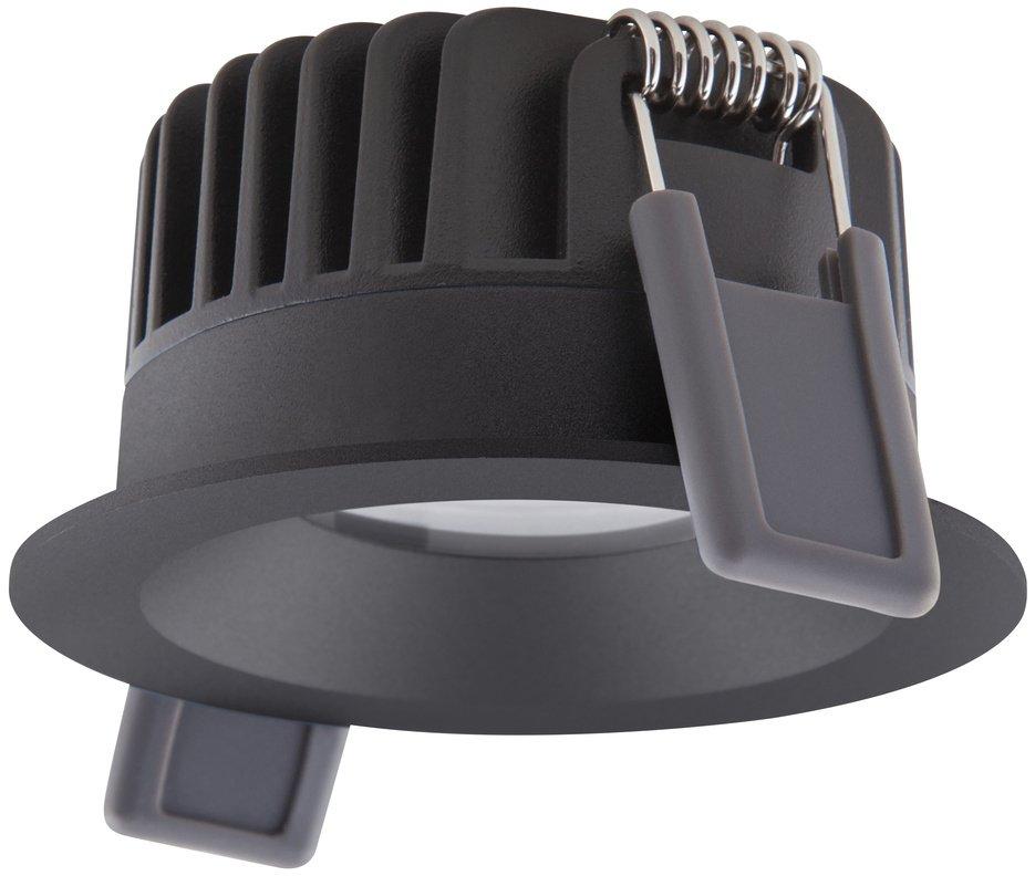 Einbaustrahler SPOT FIX 36° P 8W 927 PS DIM IP44 schwarz