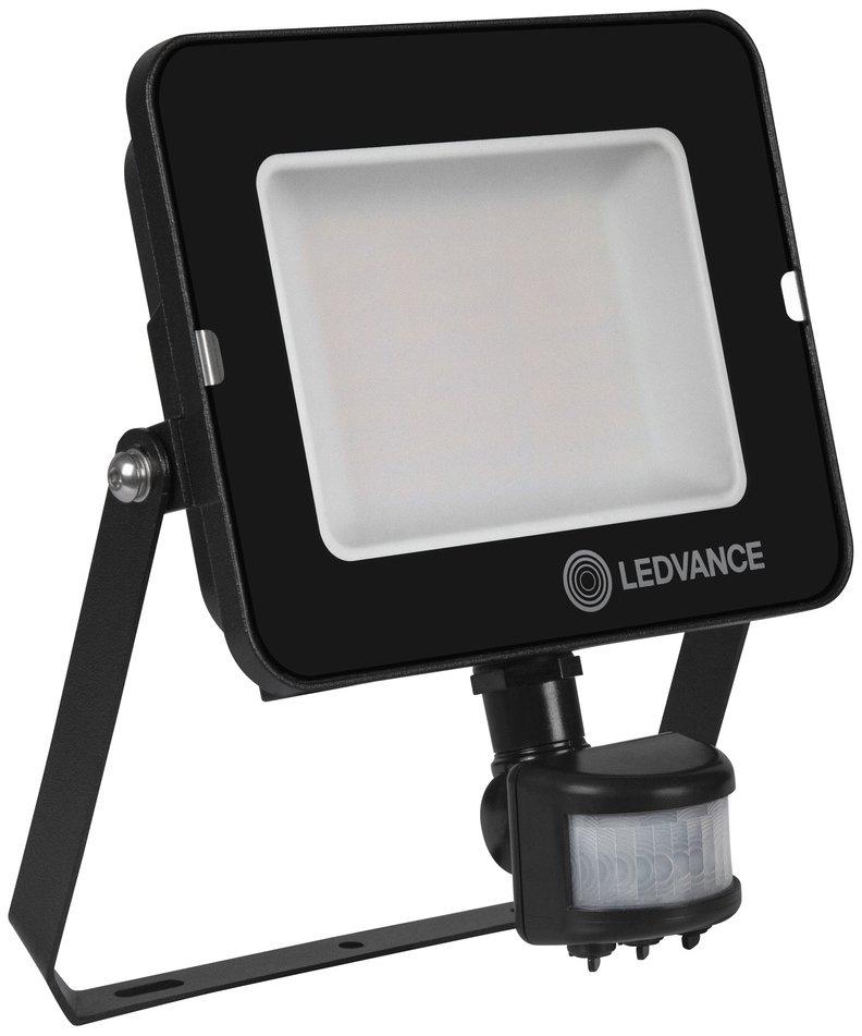 Scheinwerfer FLOODLIGHT COMPACT SENSOR 50W LED 840 symmetrische 100° schwarz