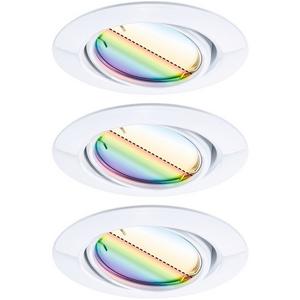Einbauleuchte Set Base Zigbee Coin RGBW schwenkbar 3x420lm 230V Weiß