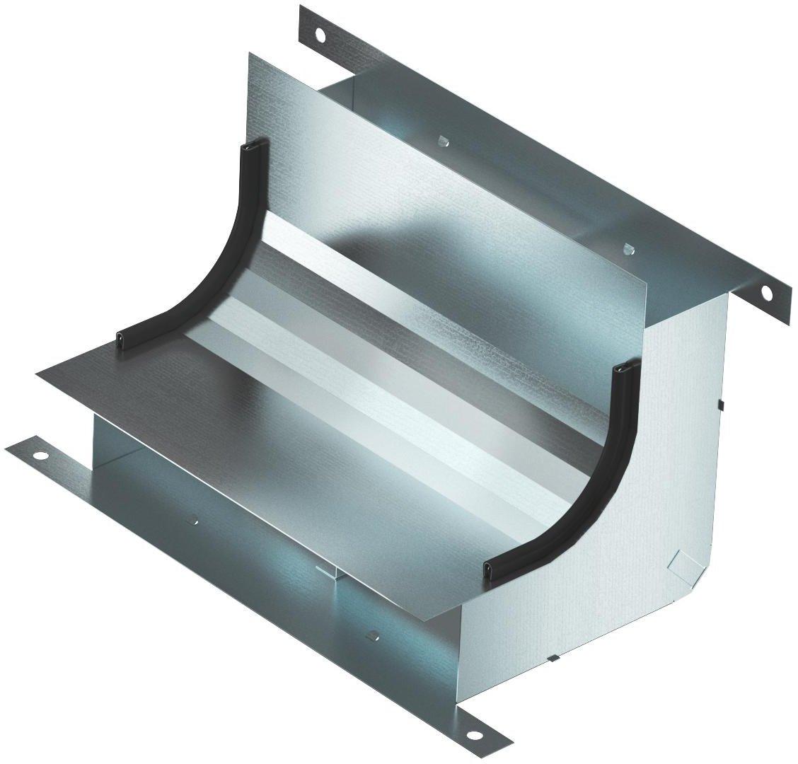 Vertikalkrümmer 2-zügig für EÜK-2 330x177,7x177,7 mm Kanalhöhe 58 mm