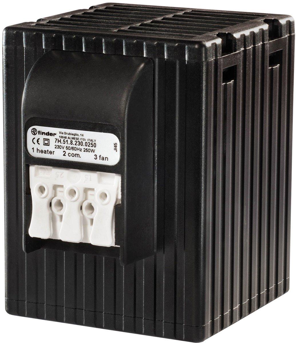Heizung für Schaltschrank mit Heizgebläse - Heizleistung 250 W für 230 V AC