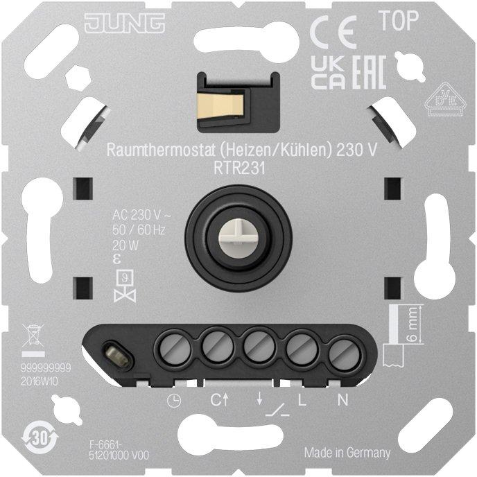 Raumthermostat (Heizen/Kühlen) 230 V RTR 231