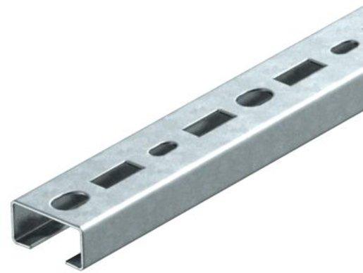 Profilschiene gelocht Schlitzweite 17mm 2000x35x18 St FS