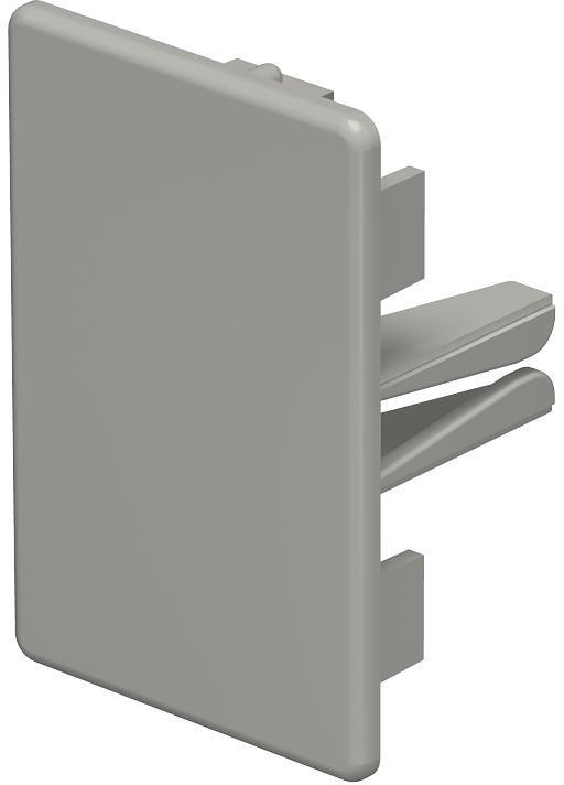 Endstück 40x60mm PVC steingrau RAL 7030