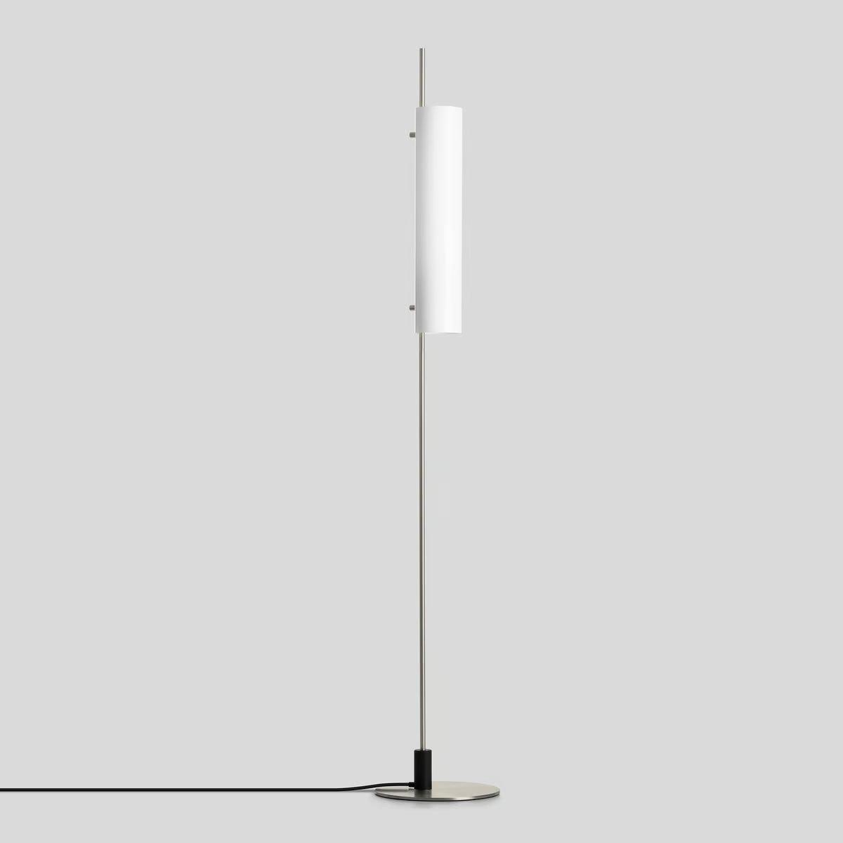 LED Bodenstehleuchte für den Innenbereich 12W 1400 lm 2700 K Edelstahl