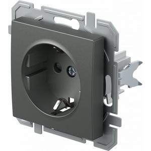 Steckdose Schuko 2P+E 16 A 250 V anthrazit