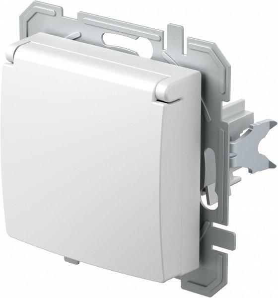 Steckdose Schuko mit Klappdeckel 2P+E 16 A 250 V BV PP